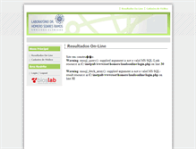 Tablet Screenshot of homero.bioslab.com.br